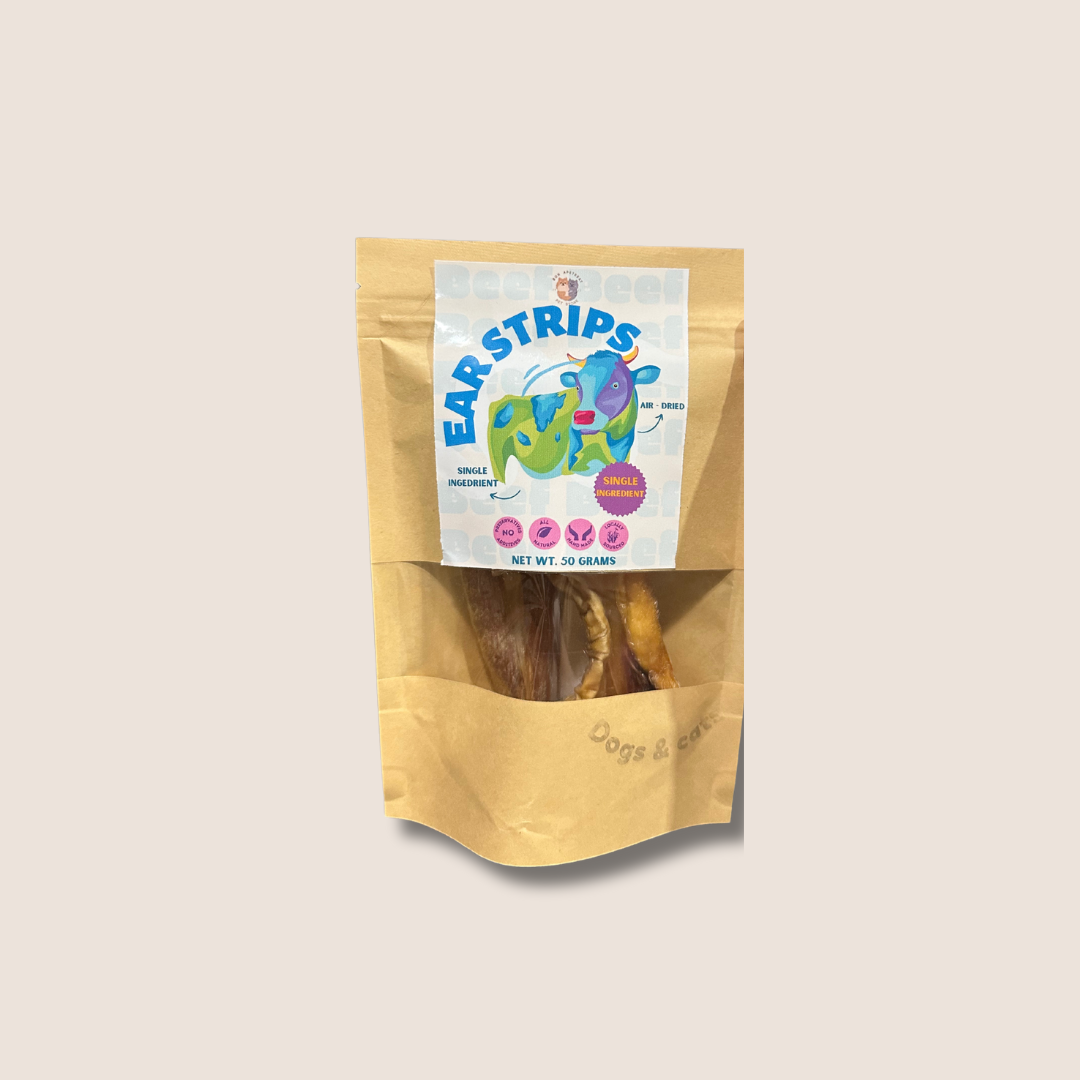 Air dried Cow ear strip chew