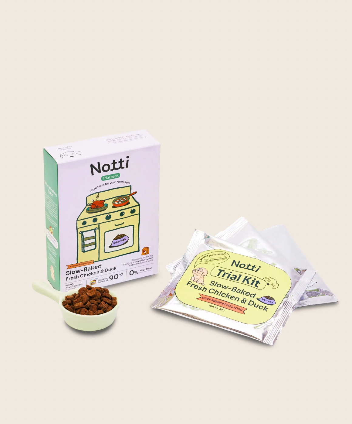 Slow-Baked Fresh Chicken & Duck Trial Kit