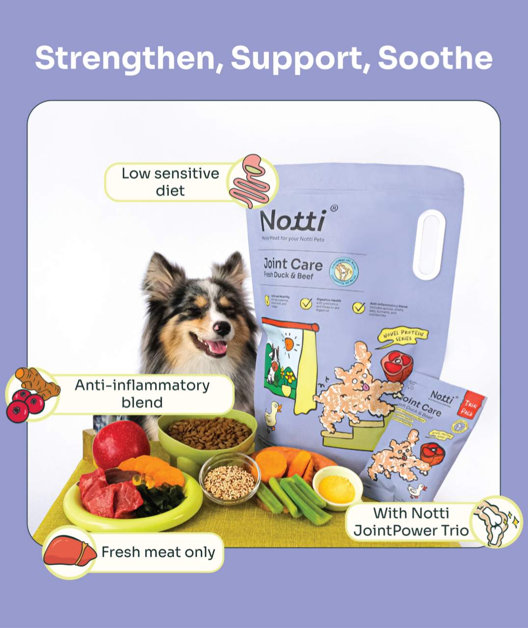 Slow -baked Joint Care Fresh Duck & Beef