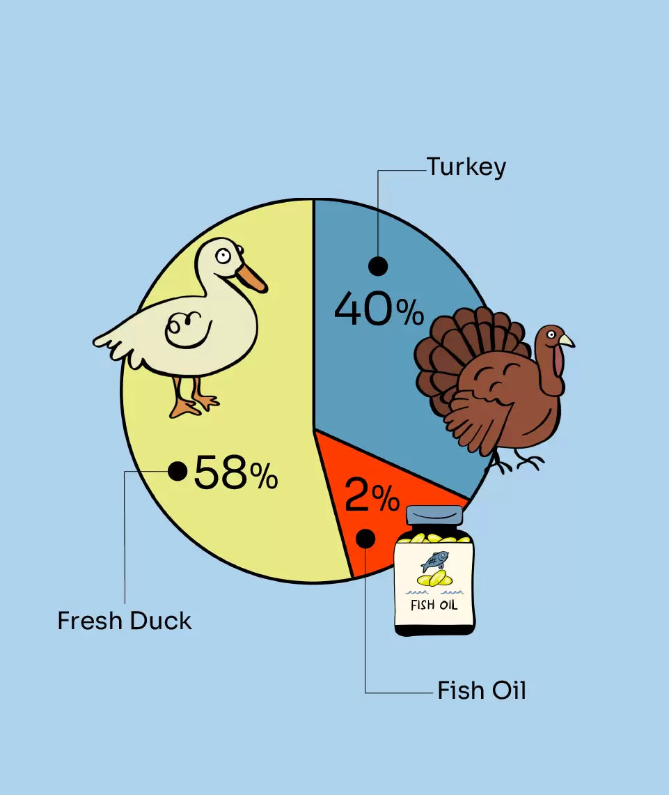 2-in-1 Allergy Care Turkey & Duck Freeze-Dried Chunks