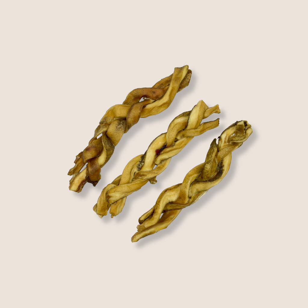 Buffalo braid skin chew