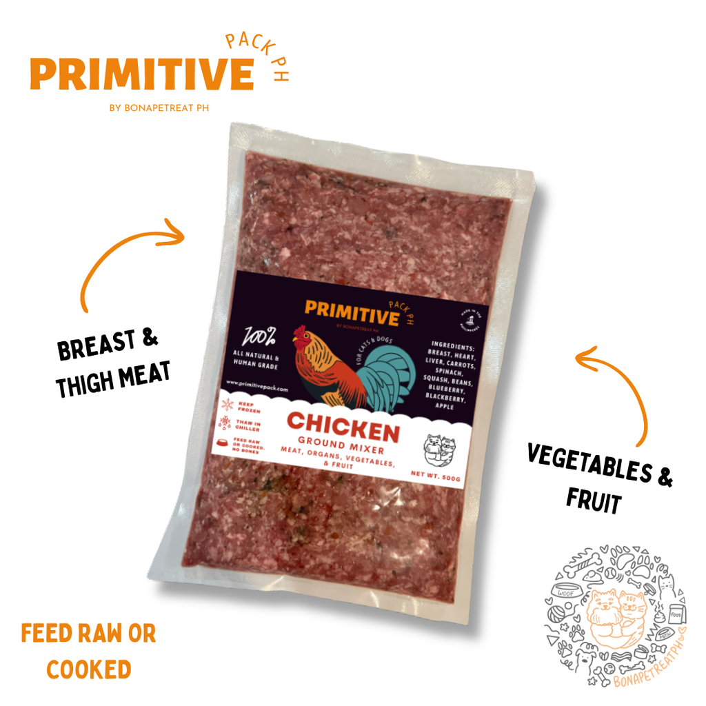 Primitive pack Raw Chicken mixer