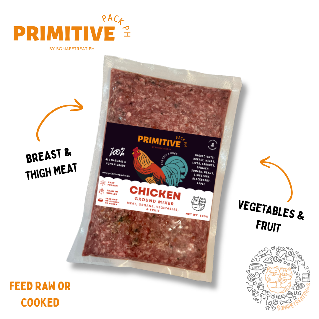 Primitive pack Raw Chicken mixer