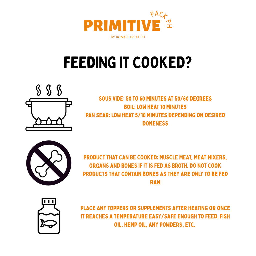 Primitive pack Raw Chicken mixer