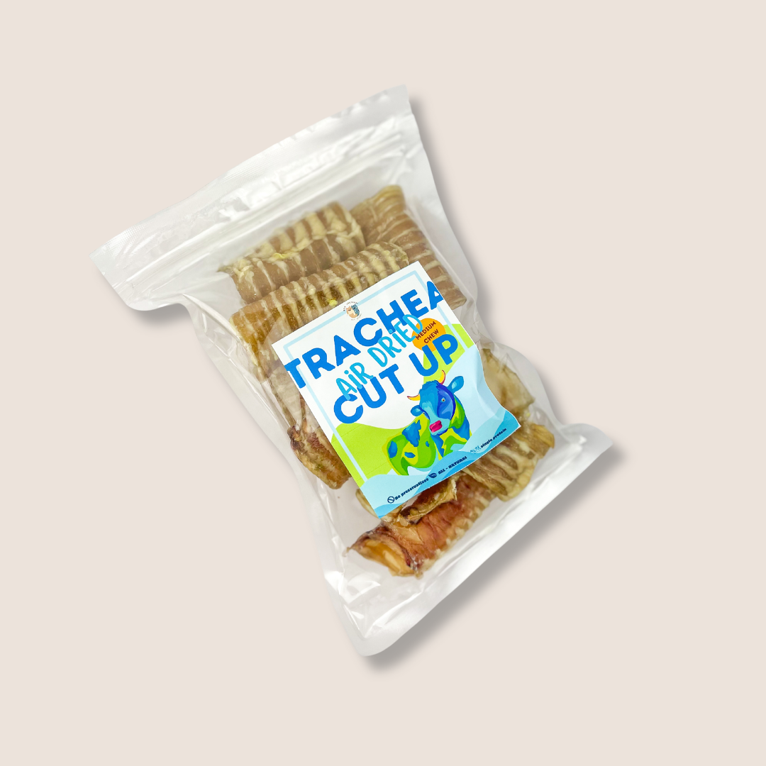 Air - dried Trachea cut up chew for dogs
