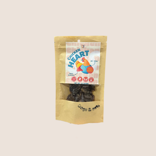 Air-dried Chicken heart treats for dogs