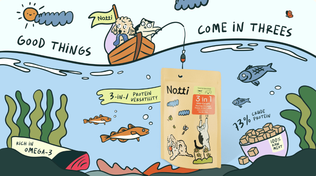 3-in-1 Wild-Caught Marine Omega Freeze-Dried Cubes