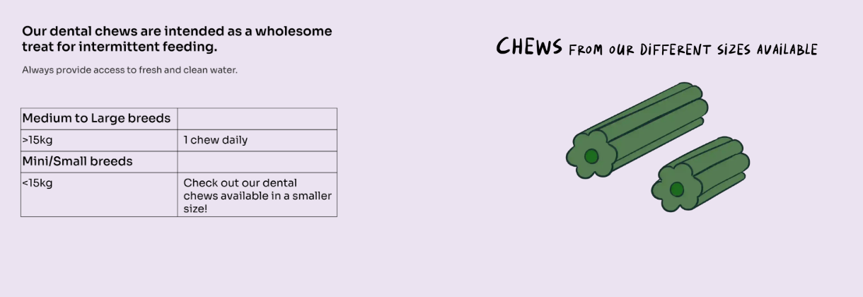 Plaque Control Dental Chews